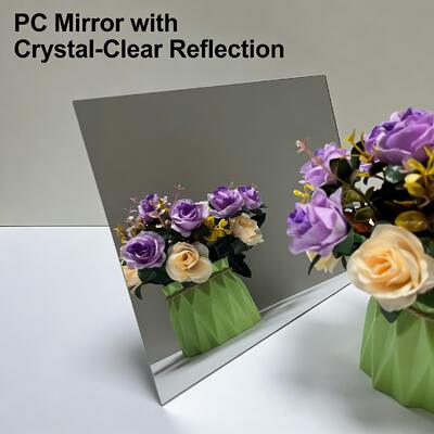 quality High Toughness Polycarbonate PC Mirror sheets- Unbreakable Safety Mirror for toys mirrors factory